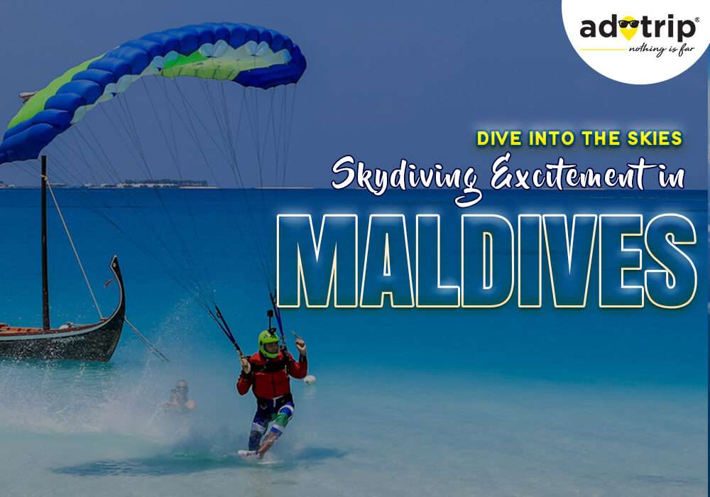 Skydiving in Maldives